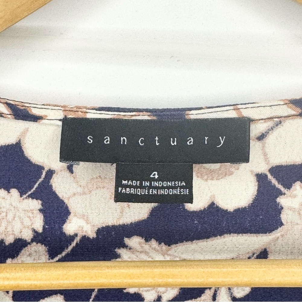 Sanctuary Florence Short Sleeve Maxi Dress in Stencil Floral Print Size 4 - Picture 7 of 10